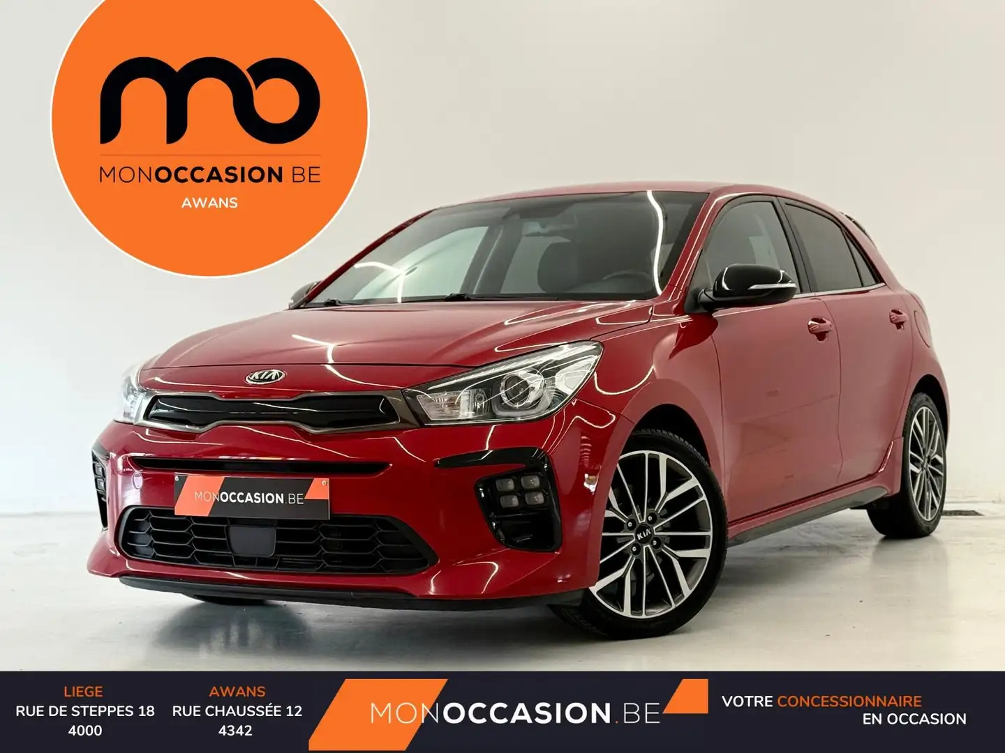 Kia Rio 1.0i *GT-Line* Camera Gps Cuir Chauff LED Keyless Red - 1