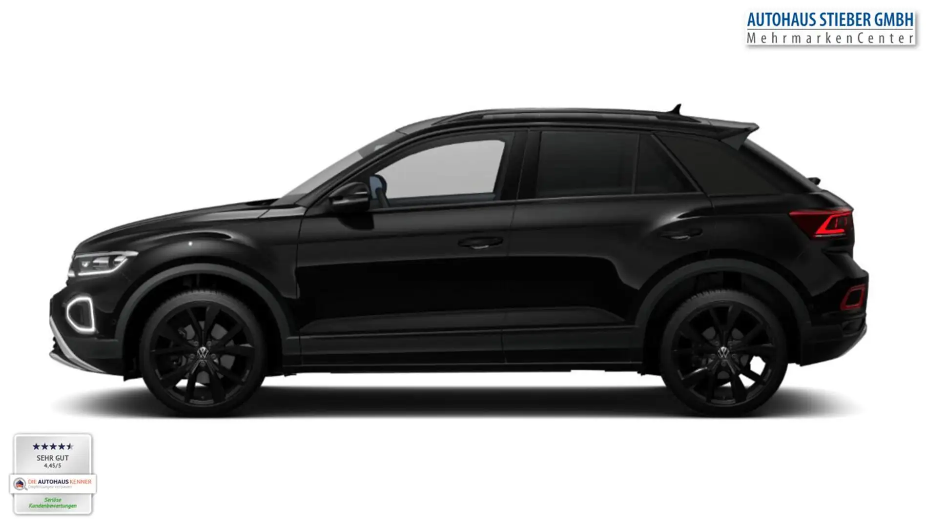 Volkswagen T-Roc Style 150 DSG BlackP Matrix Nav EHK IQDriv 110 ... Zwart - 2