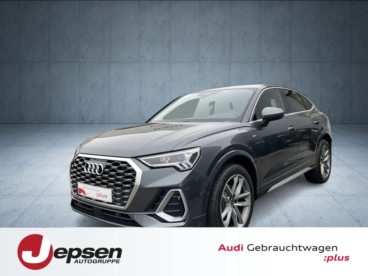 Audi Q3 Sportback S line 35 TDI S tronic AHK VIRTUAL Grijs - 1