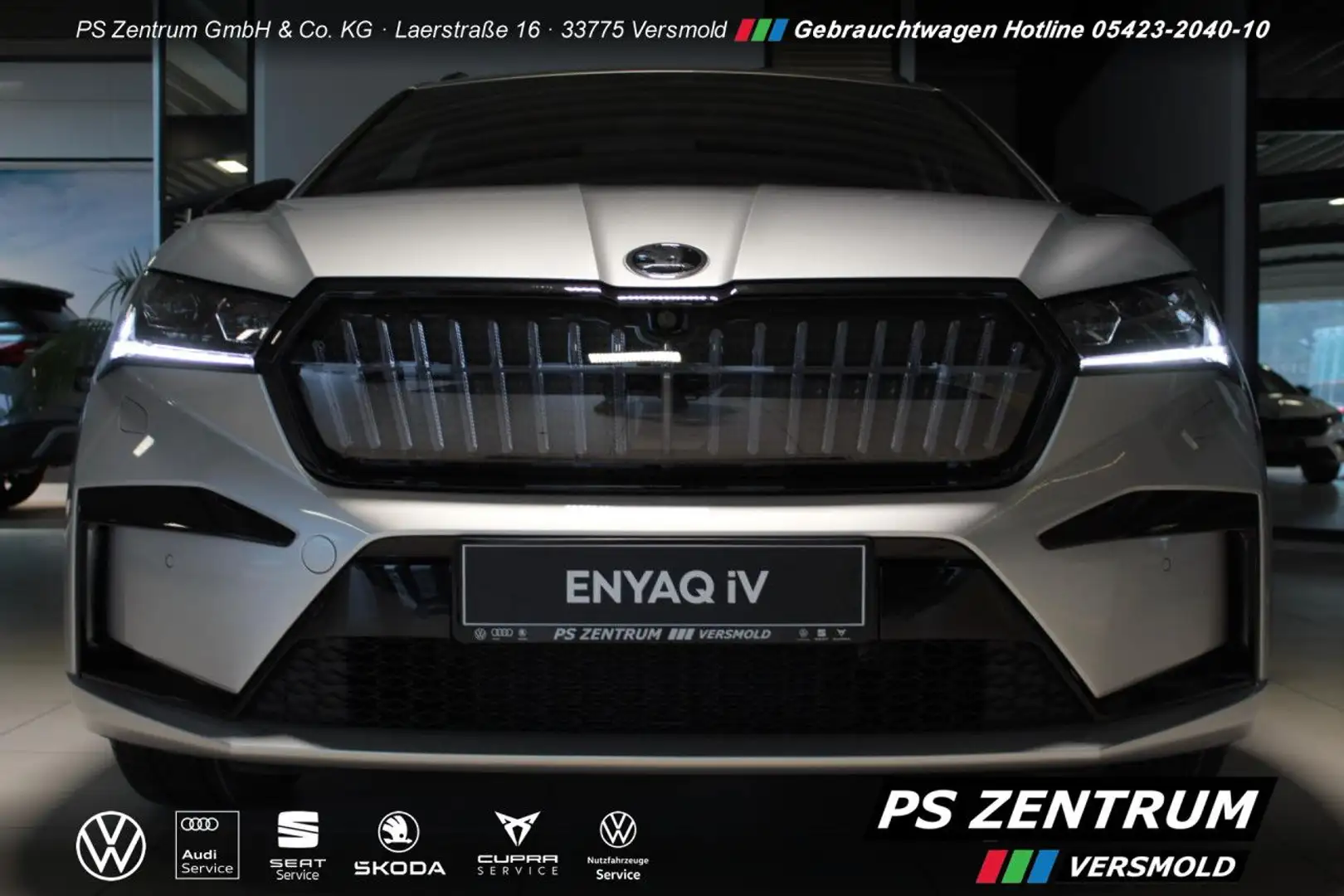Skoda Enyaq 85 Sportline ADVANCED MATRIX HEAD UP Navi Stříbrná - 2