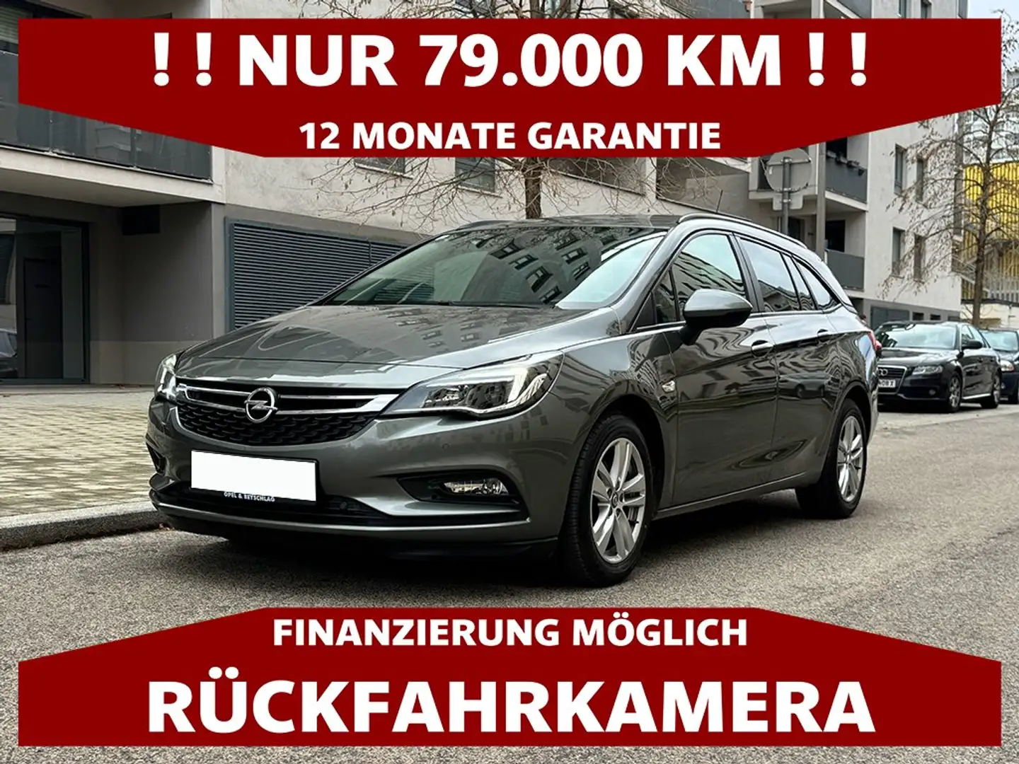 Opel Astra 1,6 CDTI | NUR 79.000 KM | RÜCKFAHRKAMERA Grau - 1