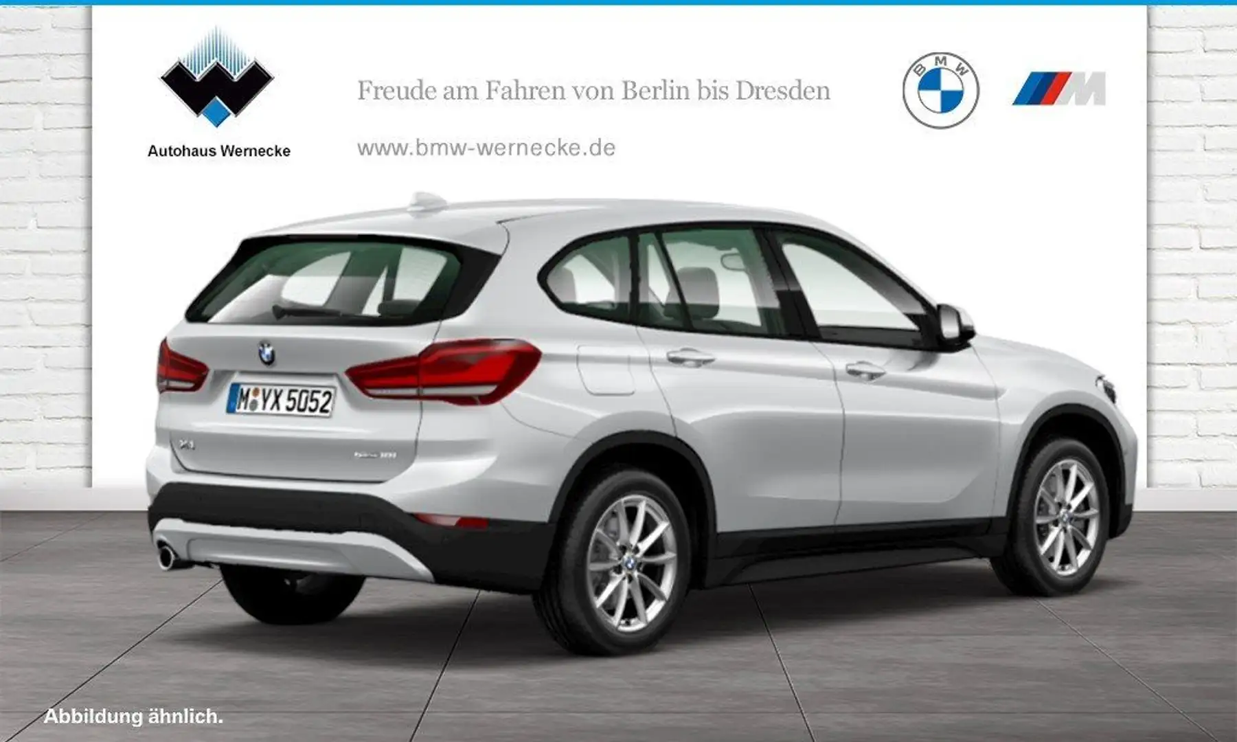 BMW X1 sDrive18i Advantage HiFi DAB LED Navi Shz Silber - 2