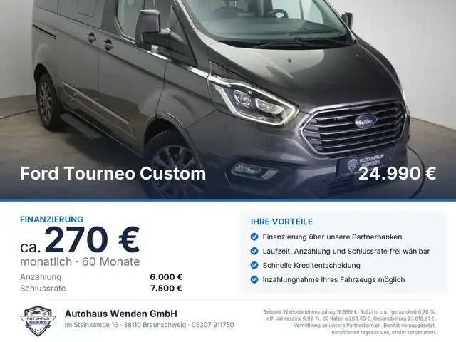 Ford Tourneo Custom 320 L1H1 VA MH Titanium X Leder/T