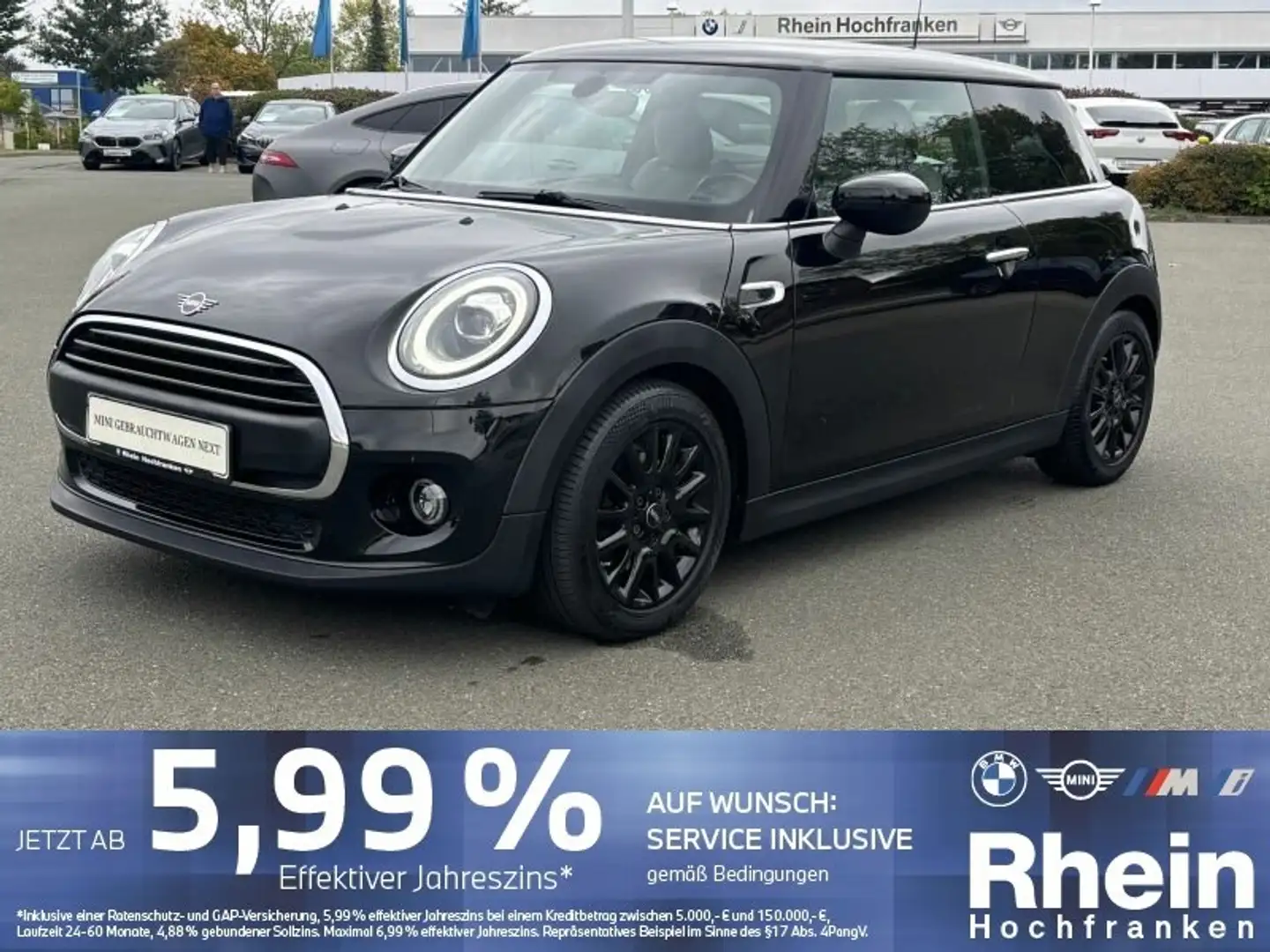 MINI One 3-Türer CHILI LED KLIMA SHZ PDC SPORTSITZE Schwarz - 1