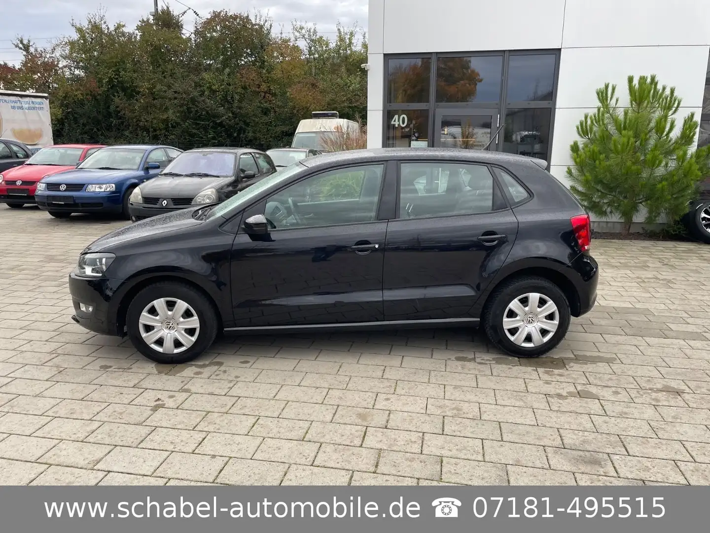 Volkswagen Polo V Comfortline 1.2TSI 1.Hd Klimaautomatik Zwart - 2