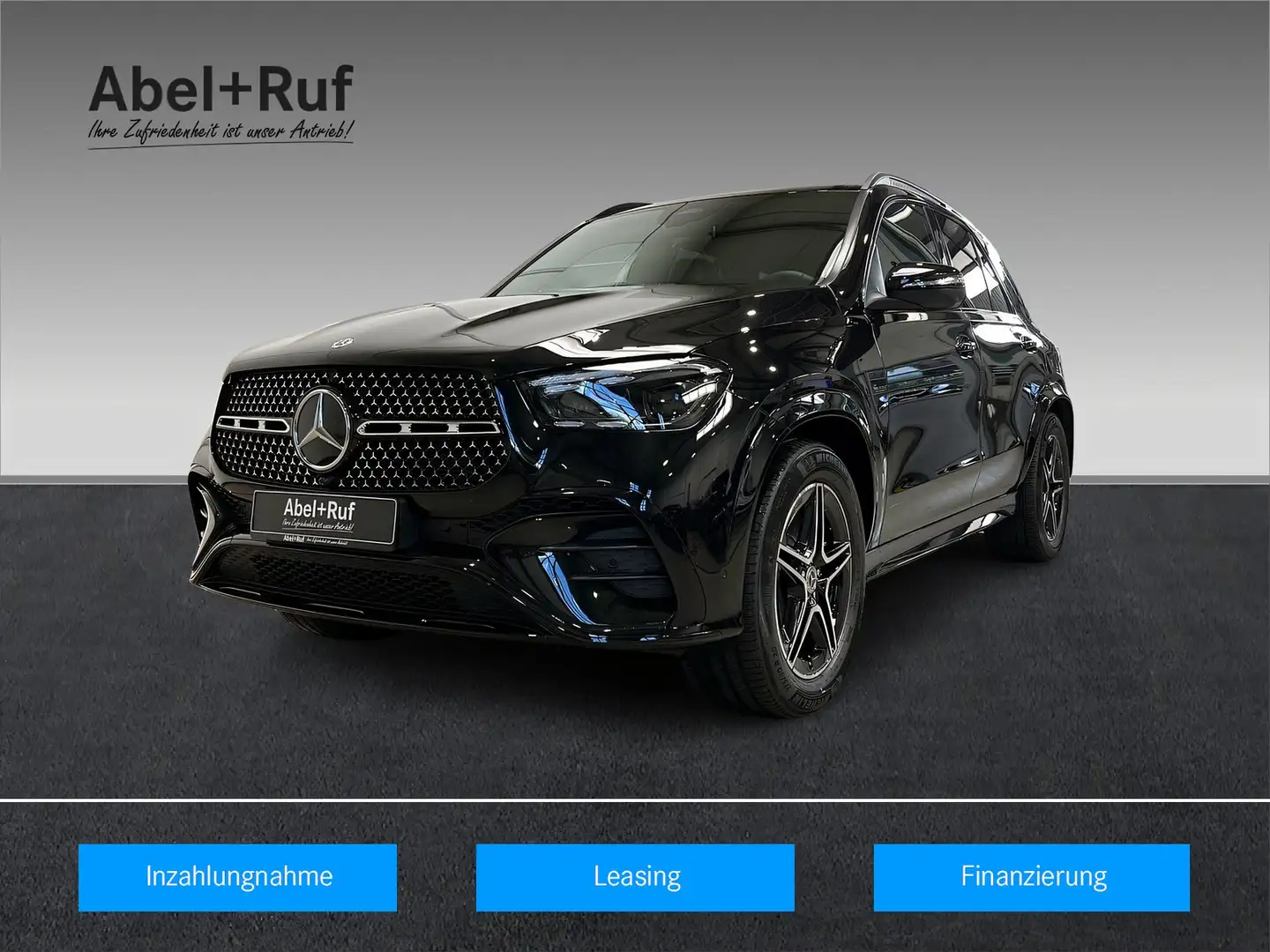 Mercedes-Benz GLE 350 de 4M AMG+DISTR+NIGHT+Burme+TotW+AHK+360 Schwarz - 1