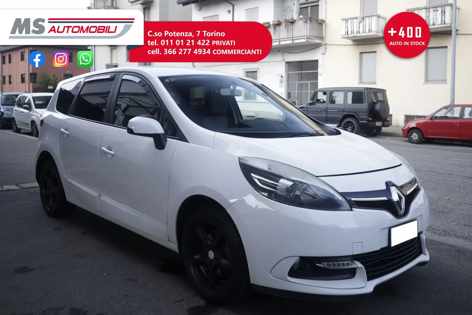 Renault Scenic Renault Scénic 1.5 dCi 110CV EDC Energy 7 Posti U Bianco - 1