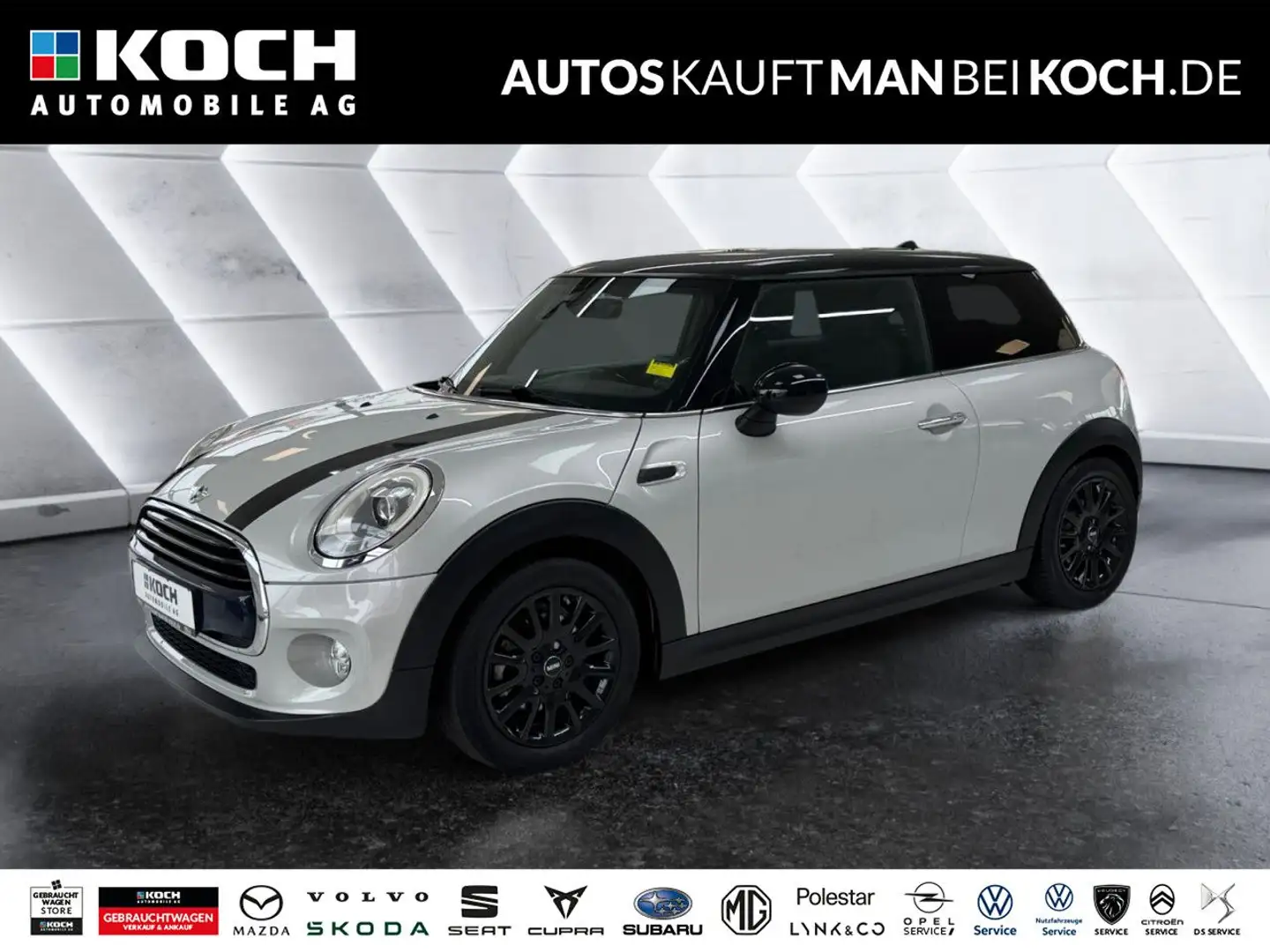 MINI Cooper D AUTOMATIK LED NAVI TEILLEDER Klima Weiß - 1
