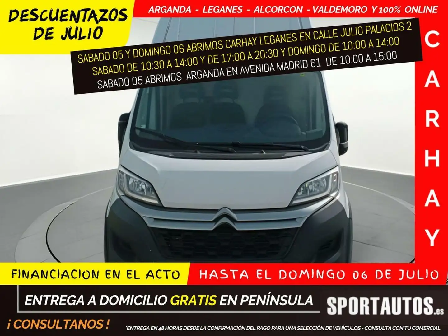 Citroen Jumper 35 L4H3 HEAVY HDI 130cv 96KW FURGÓN Bianco - 1
