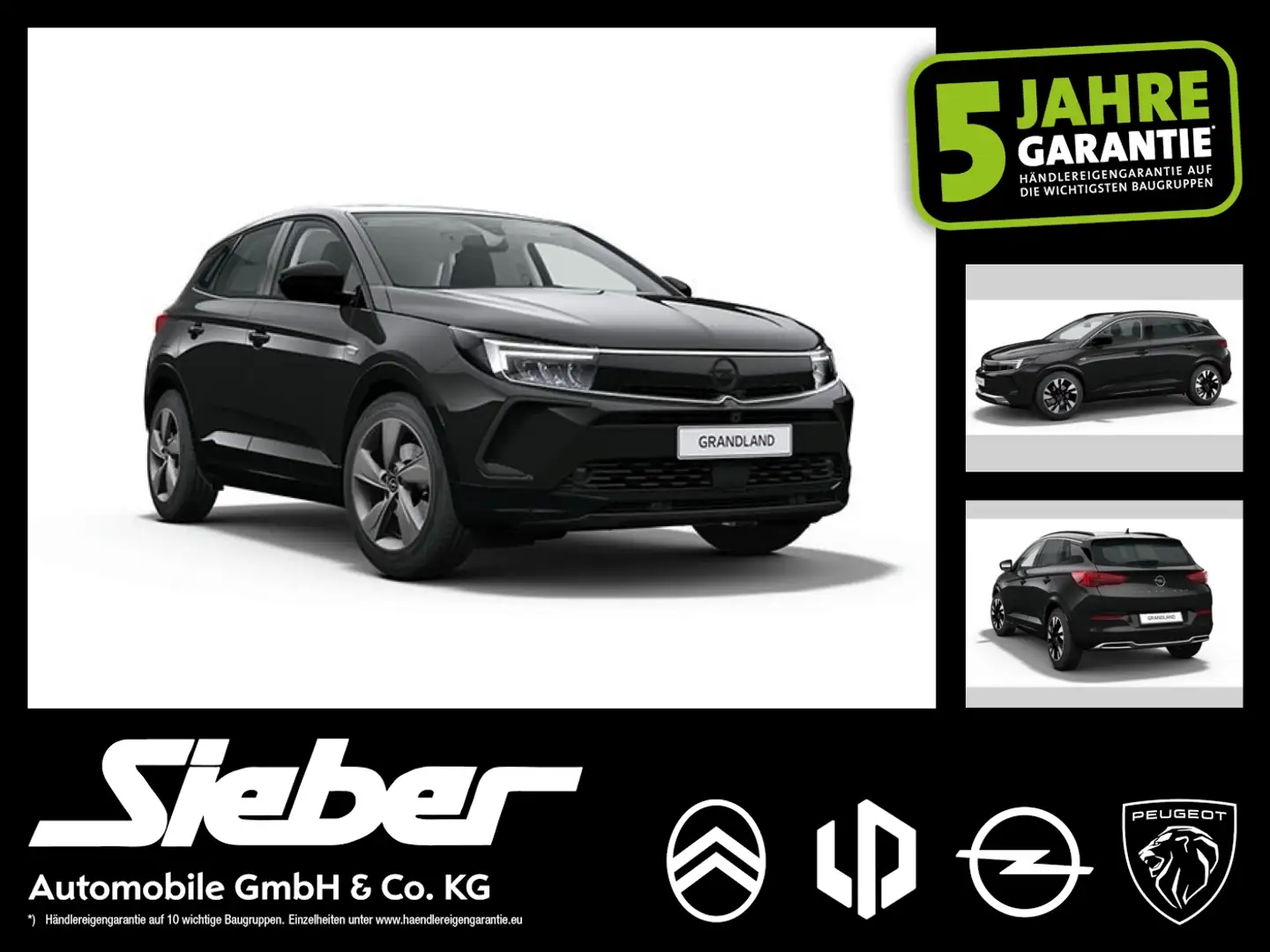 Opel Grandland 1.2 Turbo Enjoy *LED*Sitzheizung* Schwarz - 1