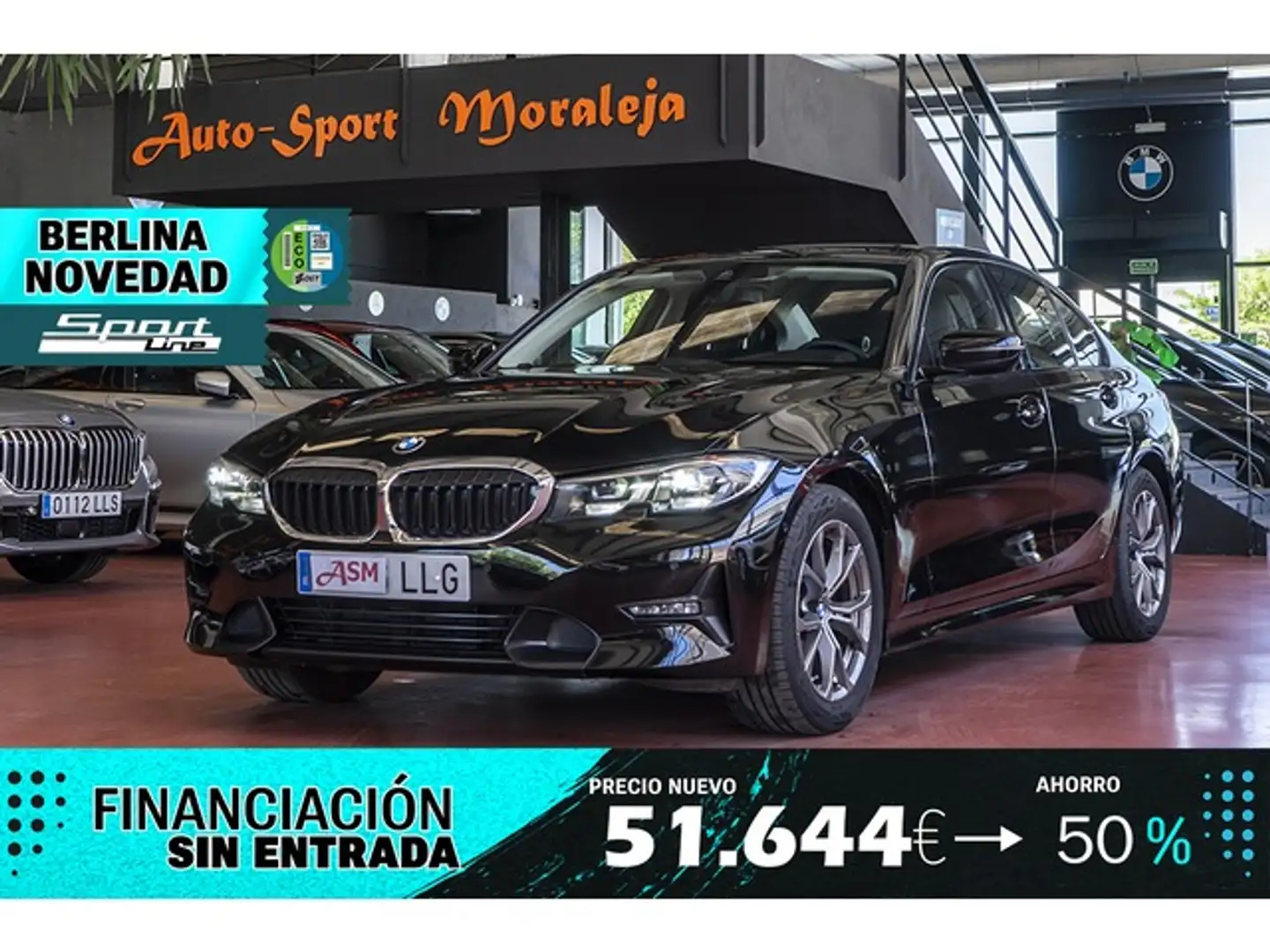 BMW 320 320dA Noir - 1