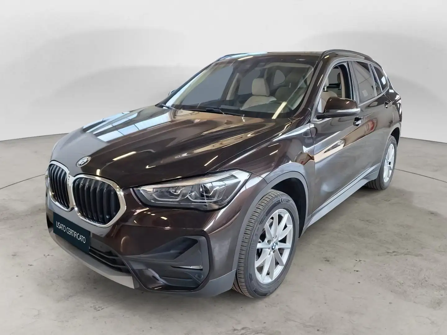 BMW X1 sDrive18d 150 CV NAVI LED Business Advantage Marrone - 1