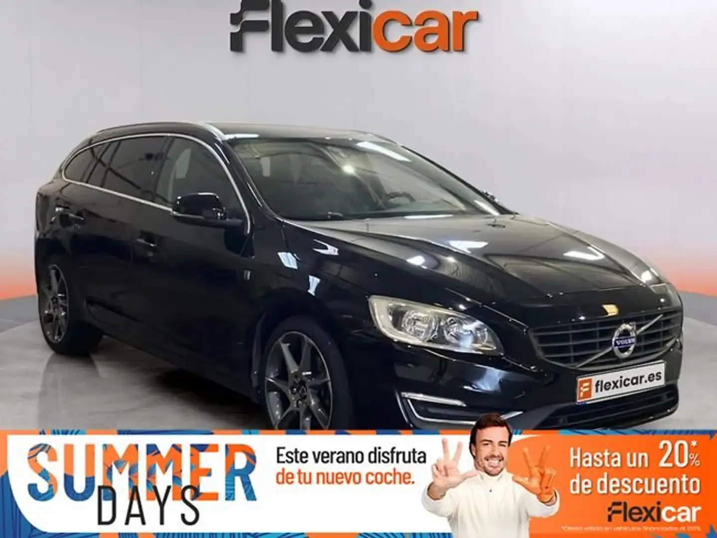 Volvo V60 D2 Summum 120 Negro - 1