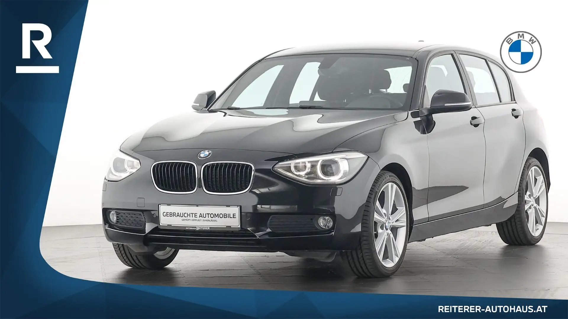 BMW 118 d *Xenon-Licht *Radio Professional Schwarz - 1