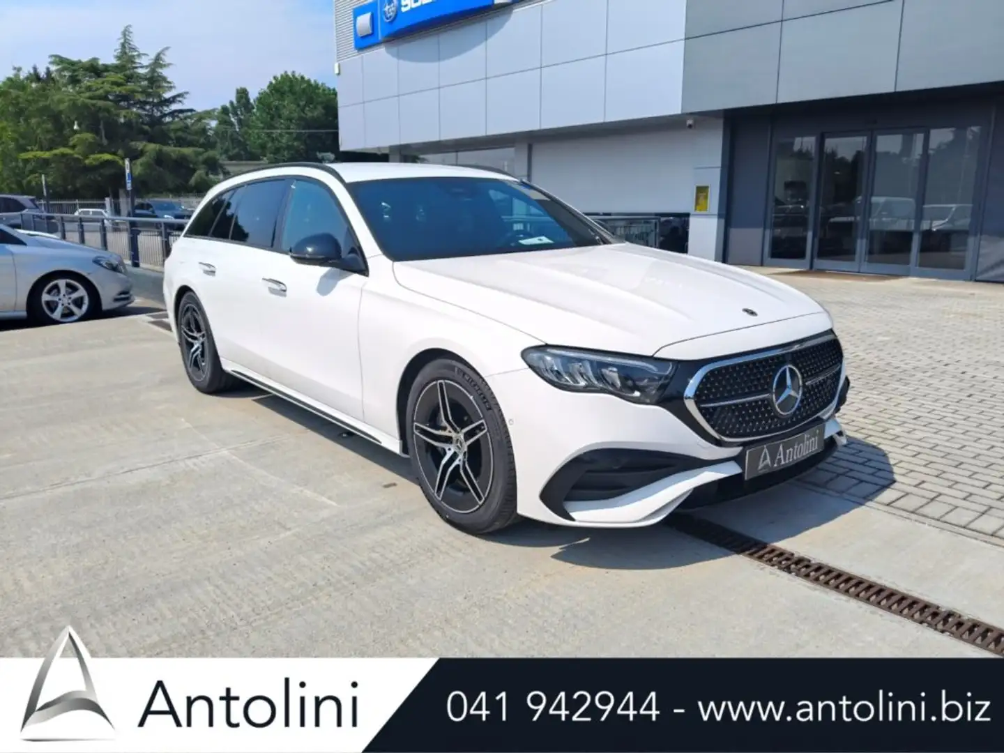 Mercedes-Benz E 220 d Mild hybrid S.W. AMG Line Advance *GANCIO TRAINO Bianco - 2