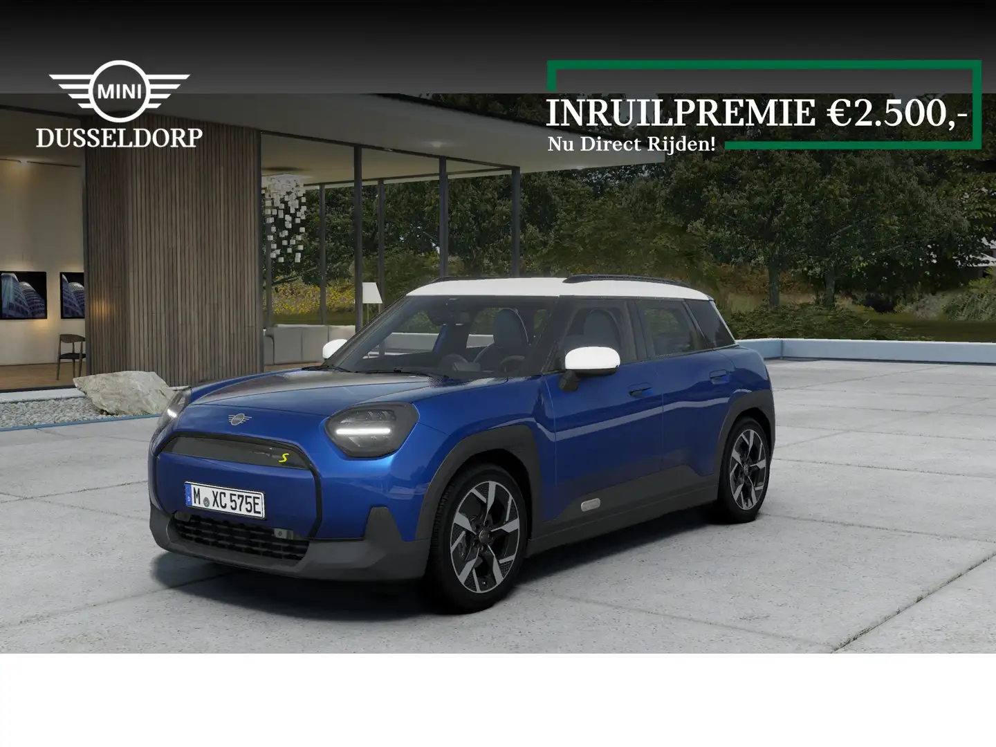 MINI Aceman SE Classic Pakket XS PRIVATE LEASE EUR 484,- (18 m Blauw - 1