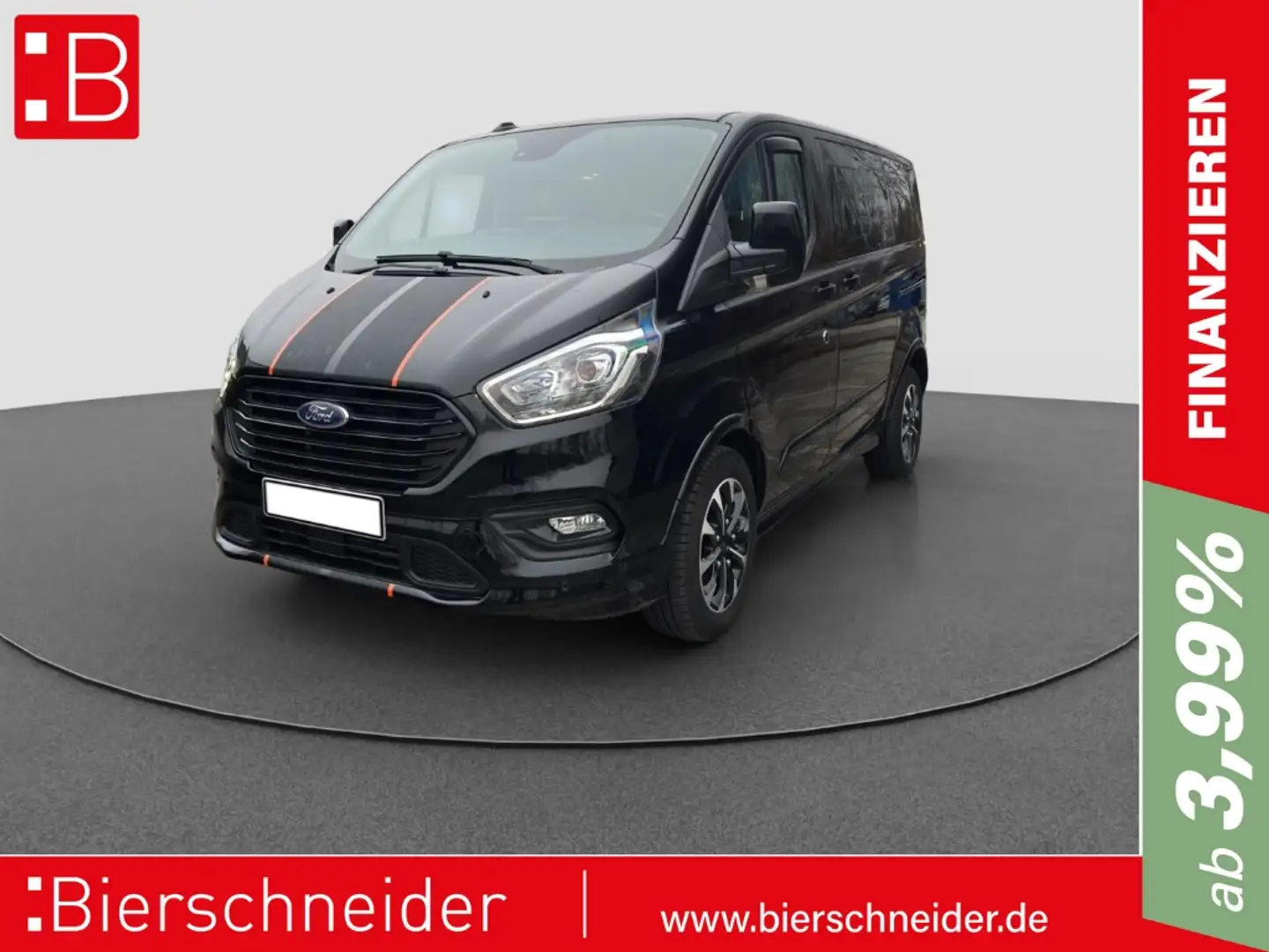 Ford Tourneo Custom Sport L1 AHK SHZ GRA NAVI PDC KAM LM17 Black - 1