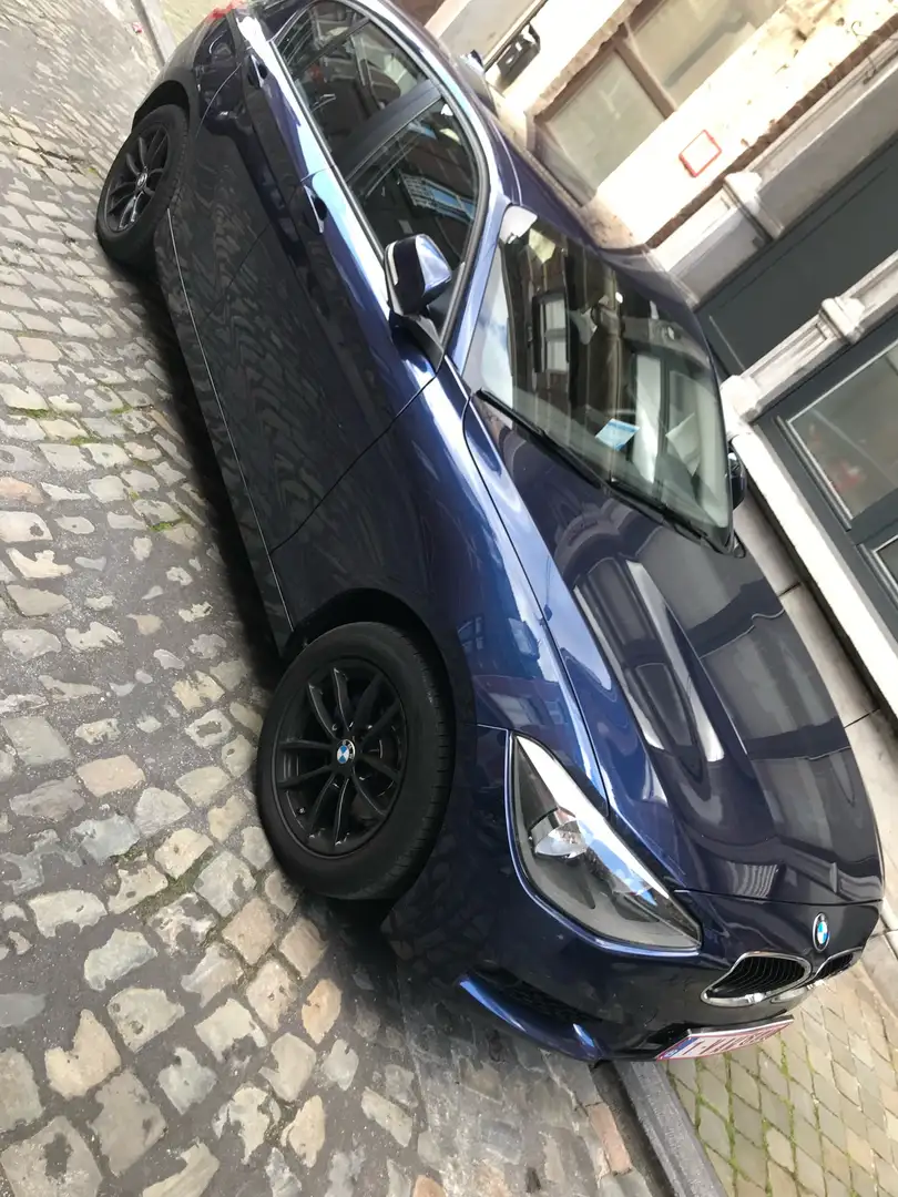 BMW 114 d Bleu - 1