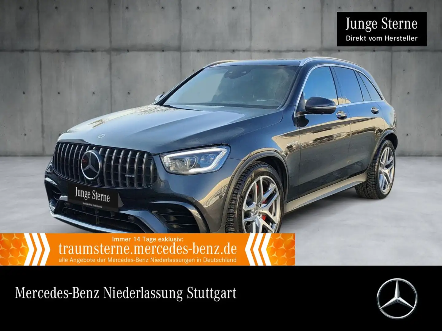 Mercedes-Benz GLC 63 AMG GLC 63 4M PANO+360+MULTIBEAM+FAHRASS+KEYLESS+9G Gris - 1