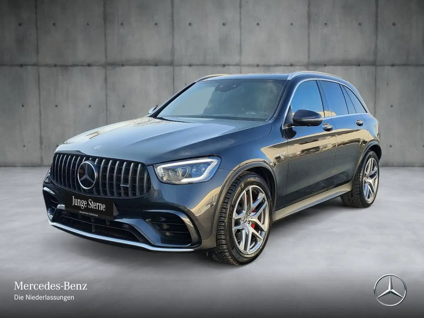 Mercedes-Benz GLC 63 AMG GLC 63 4M PANO+360+MULTIBEAM+FAHRASS+KEYLESS+9G Gris - 2