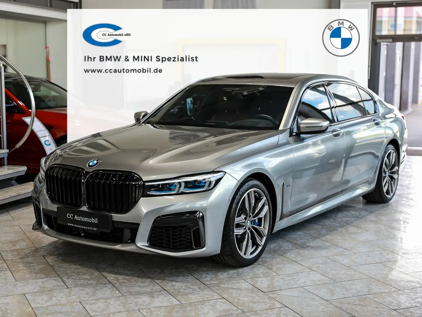 BMW 760 iL xDrive Kühlbox B&W TV Sky-L. Fondkonsole Сірий - 1