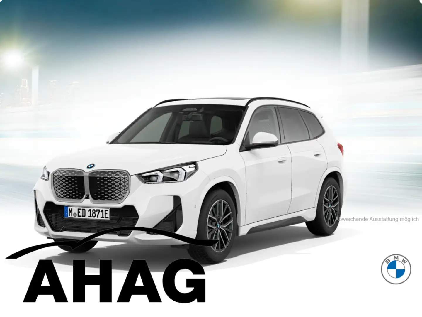 BMW iX1 xDrive30 M Sportpaket Panorama Head-Up AHK Blanc - 2