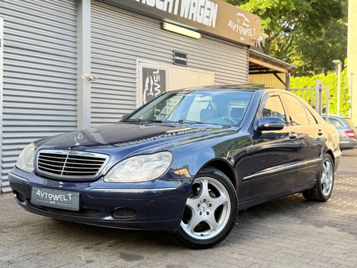 Mercedes-Benz S 430 V8 1999  *205-KW*LEDER*MASSAGE*LUFT*TEMP* Niebieski - 1