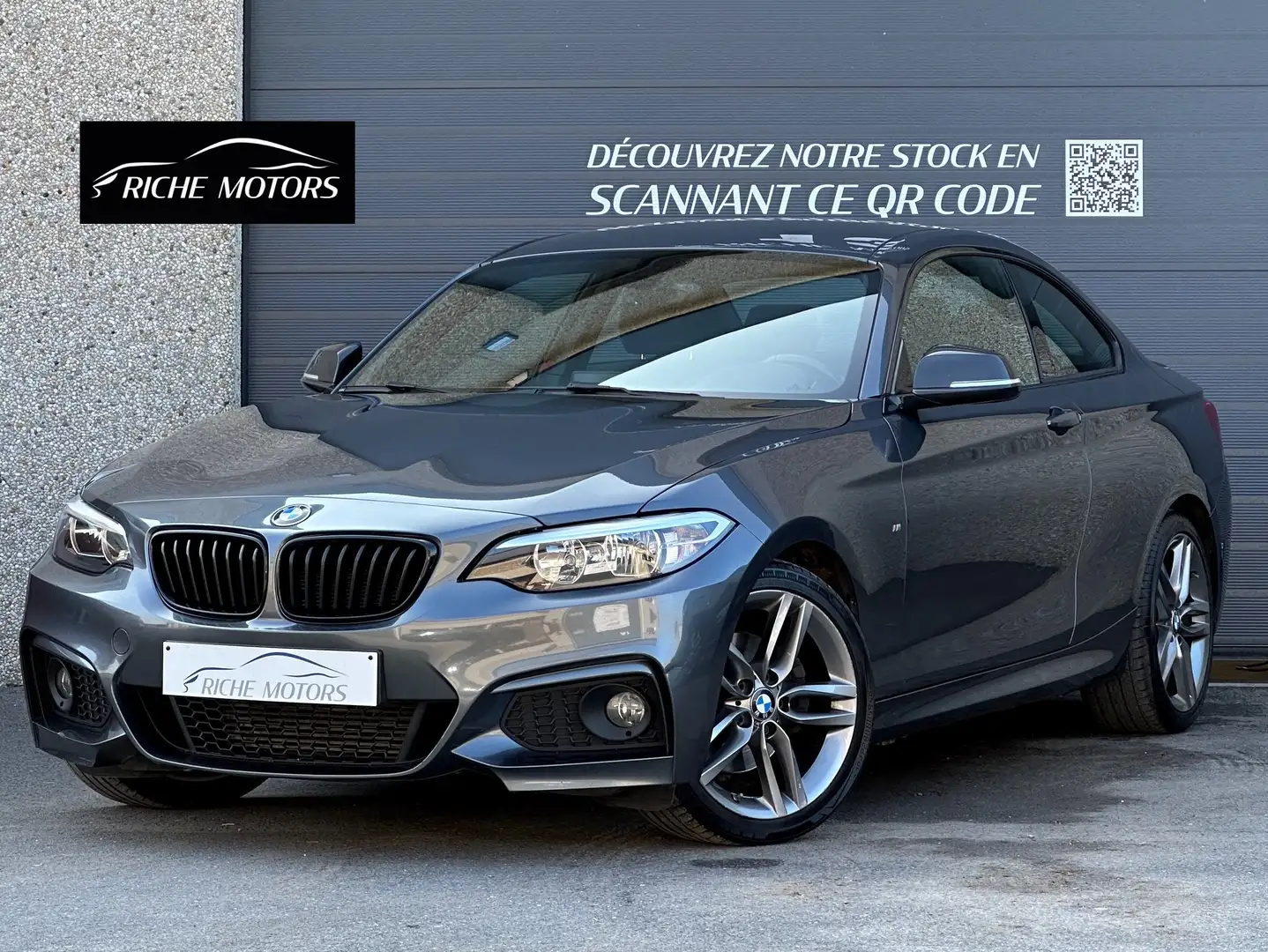 BMW 220 d Coupé xDrive / M Performance / GPS / Tel. Grijs - 1