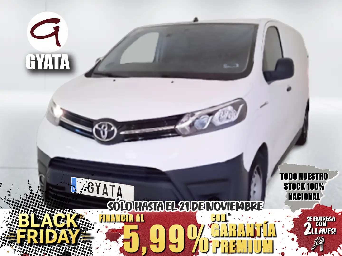 Toyota Proace Van Electric L1 GX 100Kw Batería 50Kwh Weiß - 1