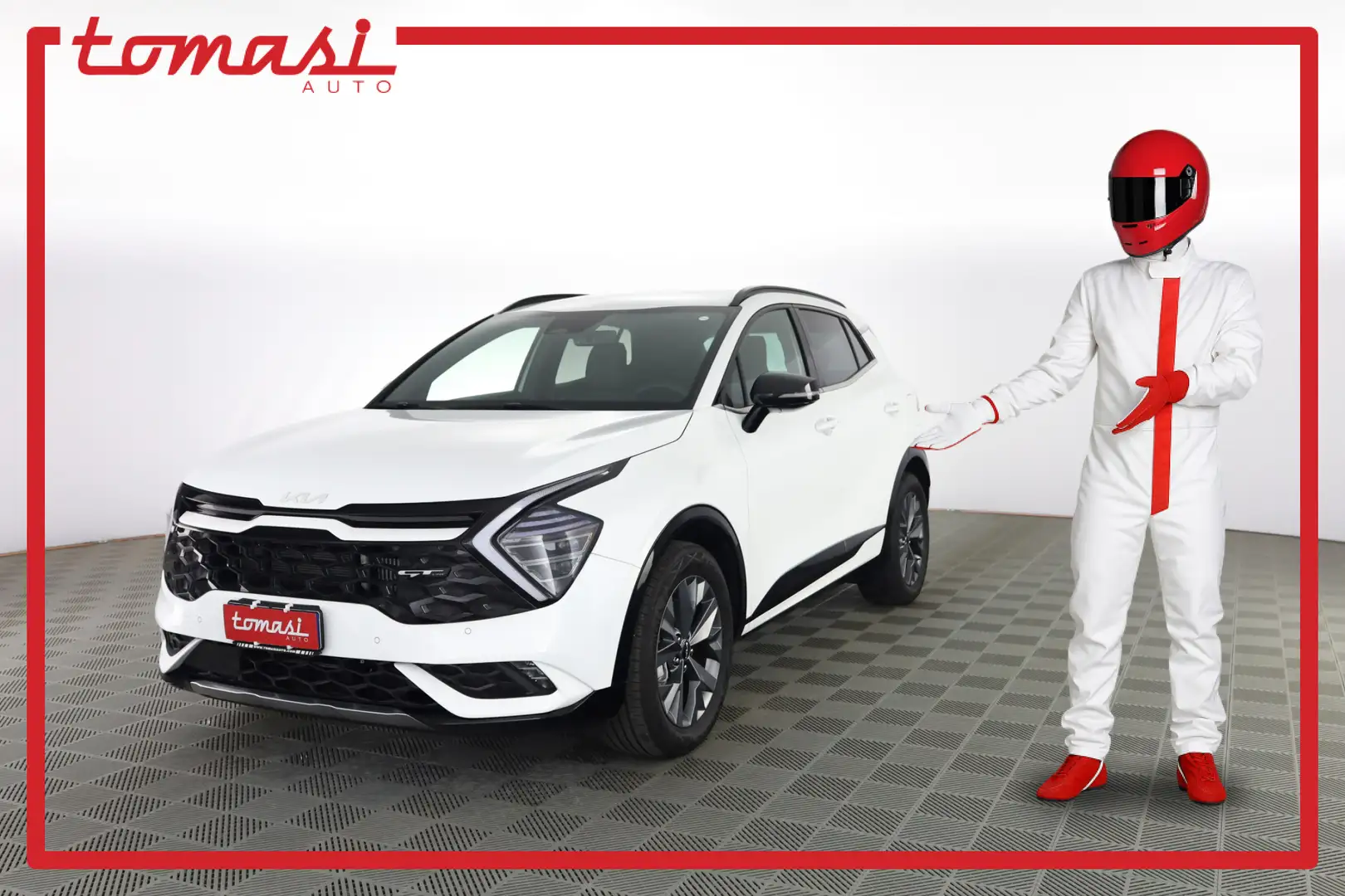 Kia Sportage Sportage 1.6 TGDi HEV AT GT-line Blanc - 1