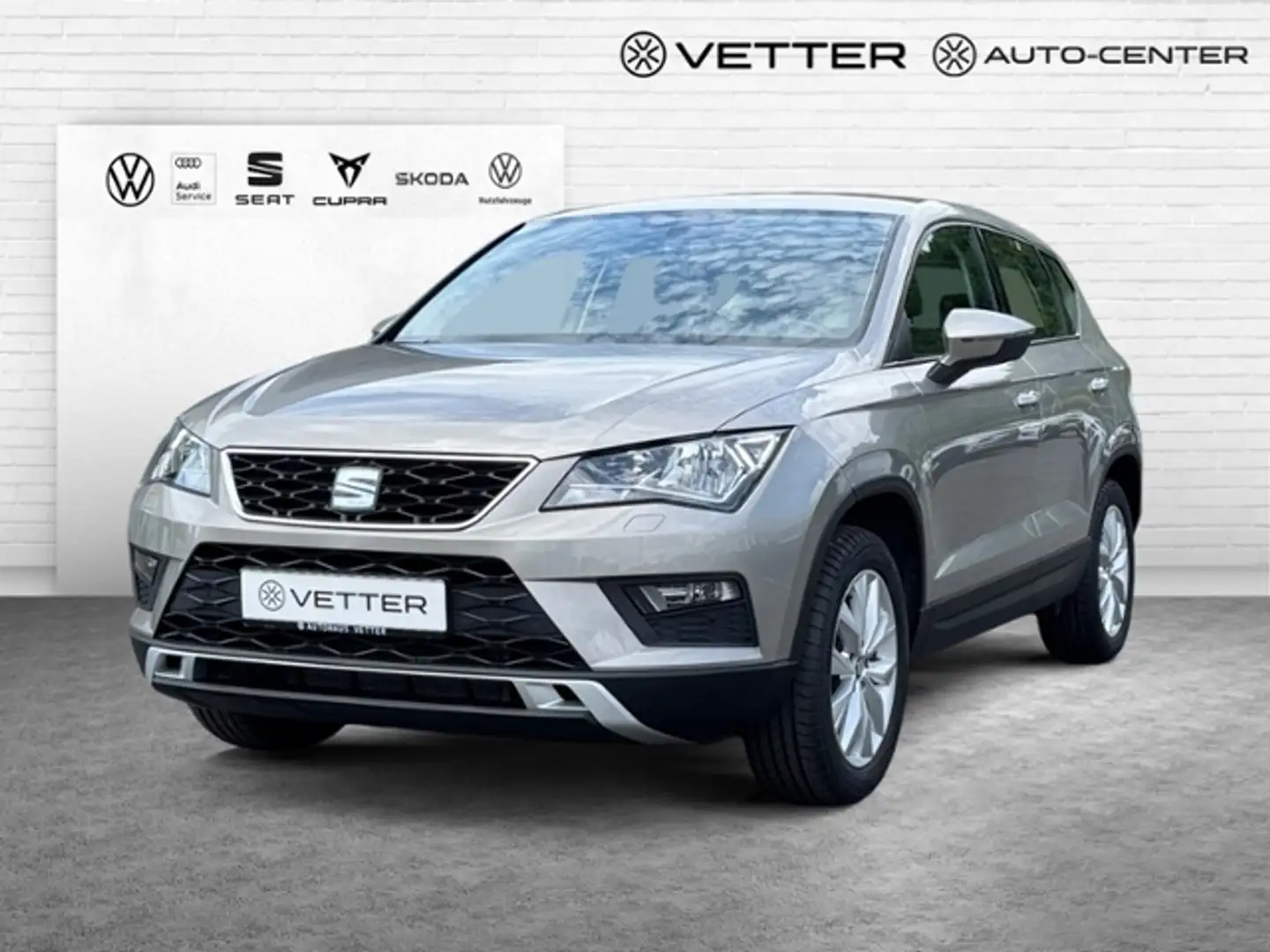 SEAT Ateca 2.0 TDI Style 4Drive Allrad KLIMA ALU Beige - 1