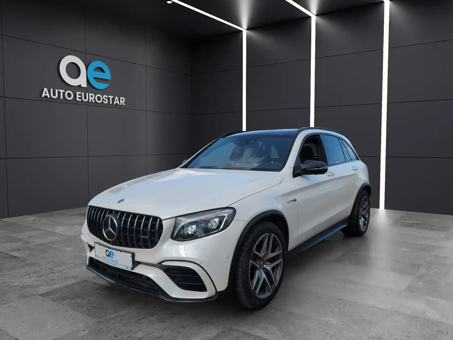 Mercedes-Benz GLC 63 AMG S 4M Night*Pano*Burmes*Luft*360*Distr Weiß - 1