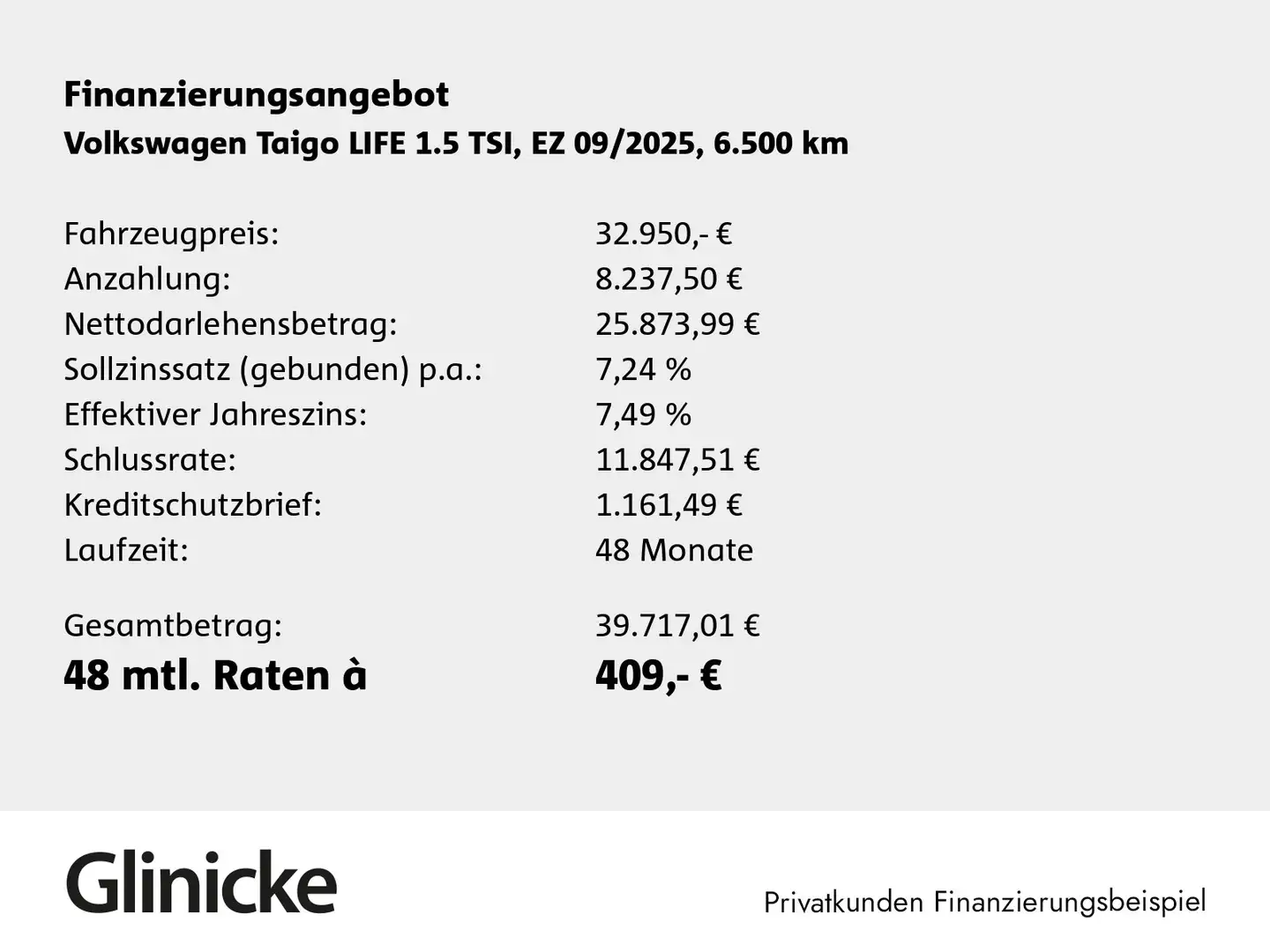 Volkswagen Taigo Life 1,5 l TSI OPF 110 kW (150 PS) 7-Gang- Schwarz - 2