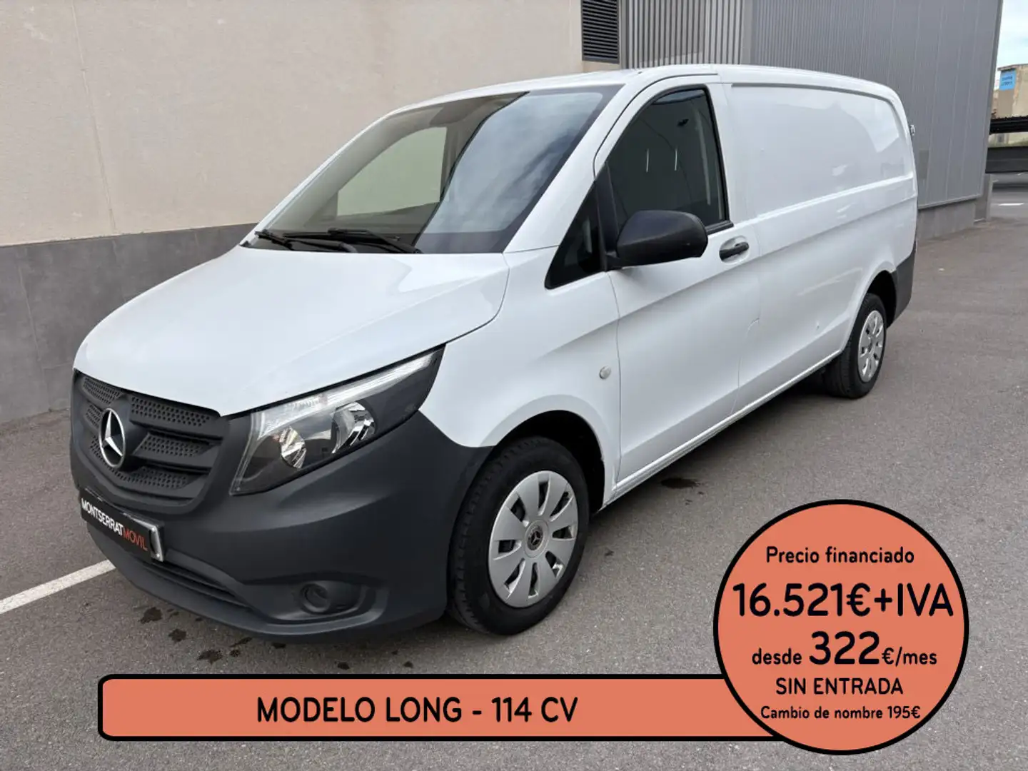 Mercedes-Benz Vito Furgón 110CDI tD Base Larga Blanco - 1