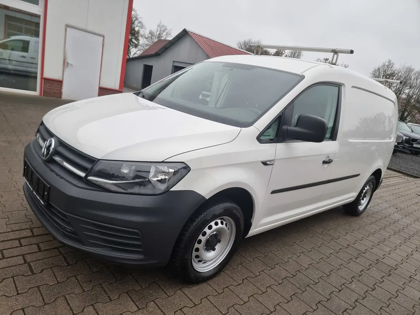 Volkswagen Caddy Maxi Kasten BMT AHK Regal Klima Tempomat Weiß - 1