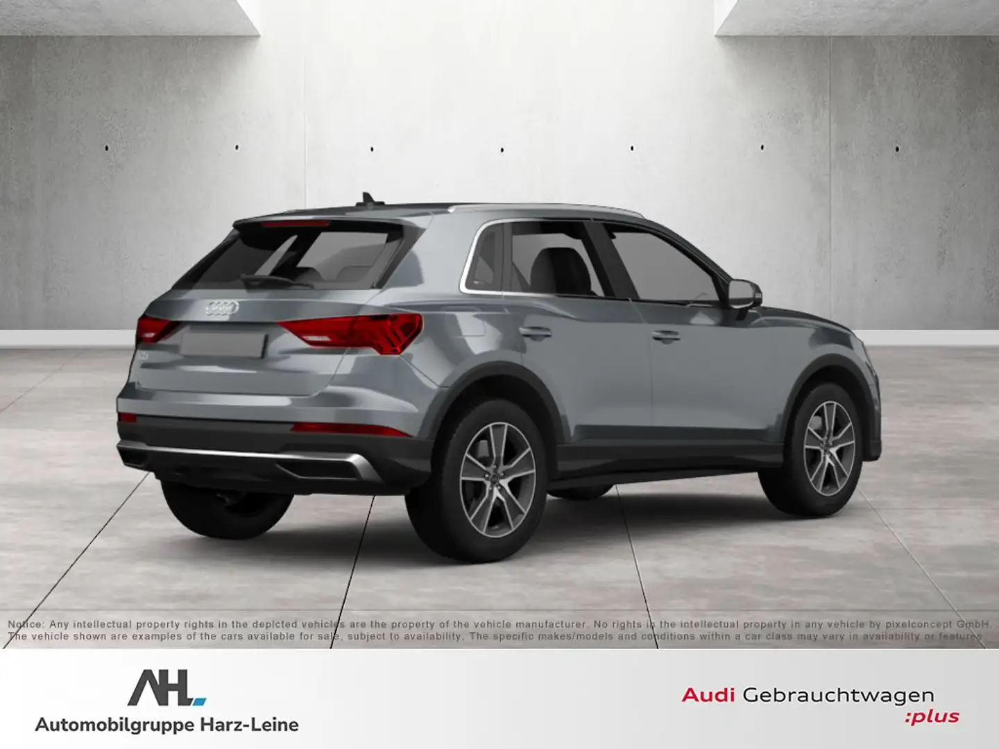 Audi Q3 40 TDI quattro S tronic AHK RFK Grau - 2