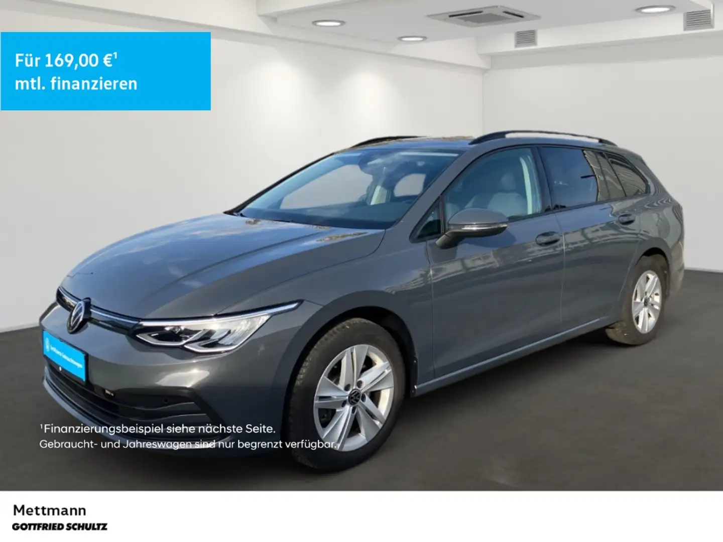 Volkswagen Golf Var. 2.0 TDI Life DSG LED NAVI AHK SHZ PDC LM ZV Grau - 1