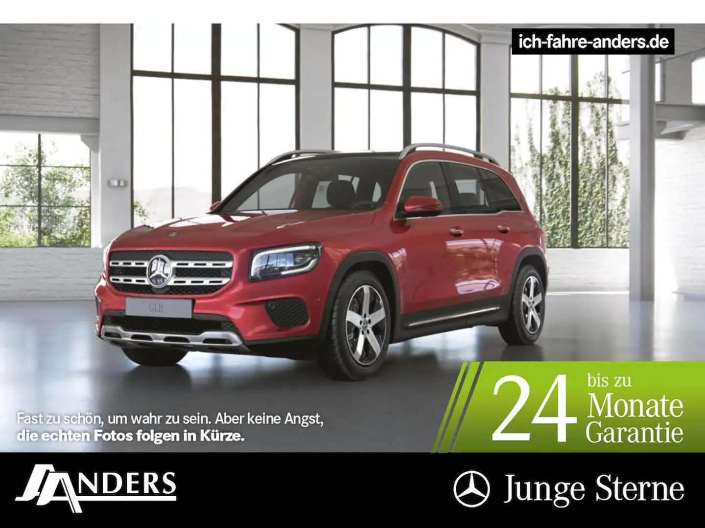 Mercedes-Benz GLB 200 d Progressive+MBUX+LED+Kam+Dist+Pano+Key Roşu - 1