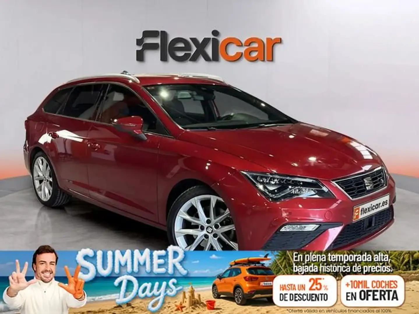 SEAT Leon ST 1.5 EcoTSI S&S FR Fast Edition 150 Rojo - 1