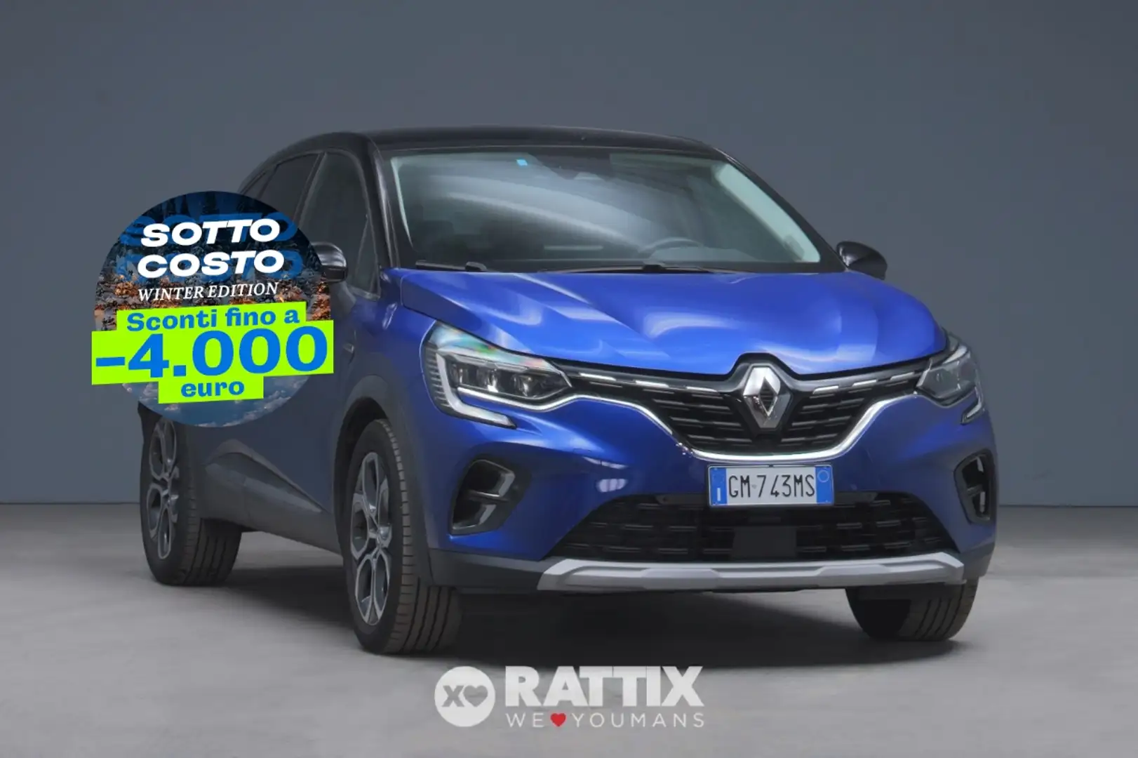 Renault Captur 1.6 E-Tech Hybrid 145CV Techno Auto Bleu - 1