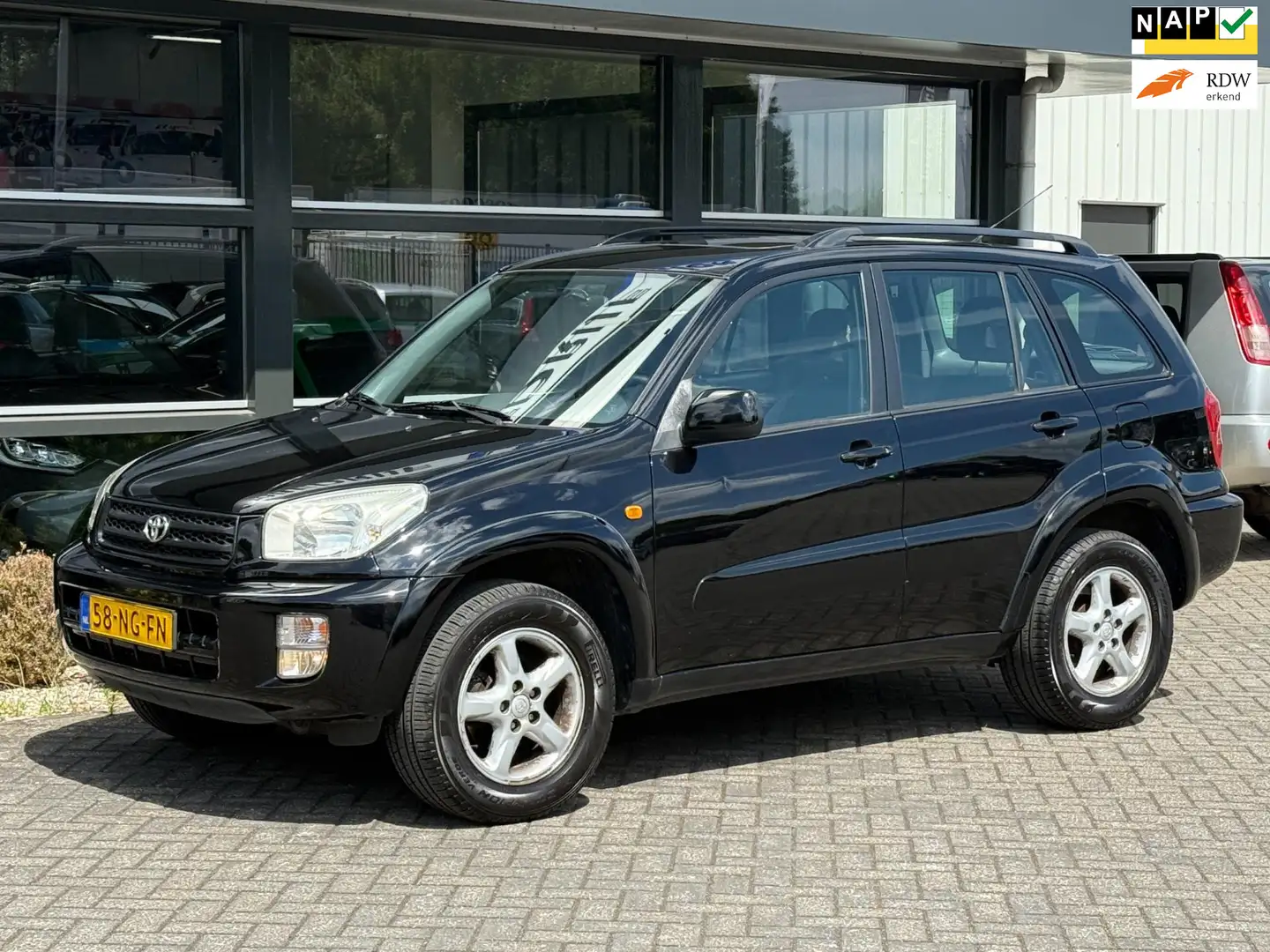 Toyota RAV 4 2.0-16V VVT-i Sol Automaat Airco 1e eig. NAP APK ! Zwart - 1