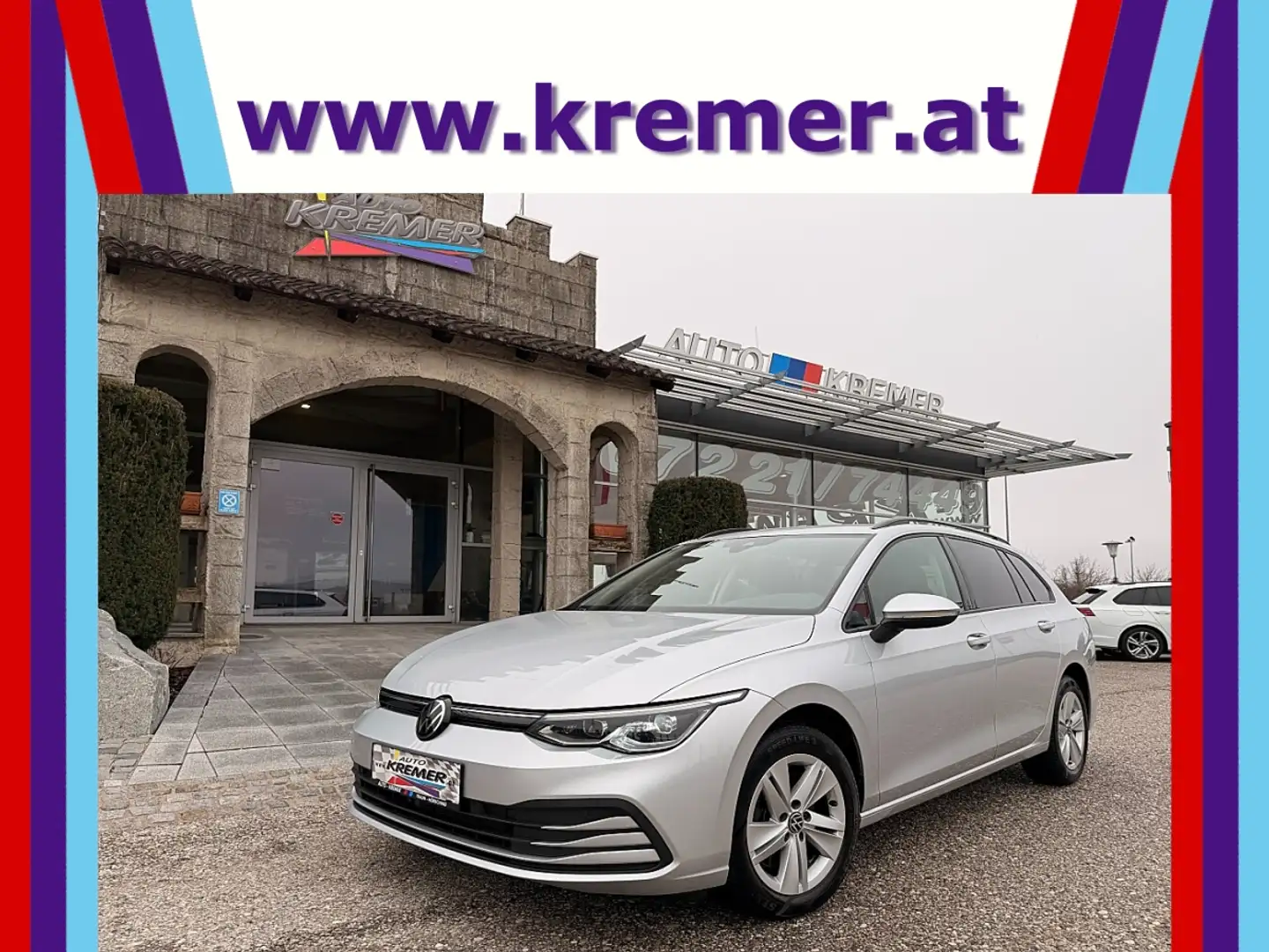 Volkswagen Golf Variant 2,0 TDI Life DSG 4MOTION/ZAHNRIEMEN & SERVICE N... Silber - 1