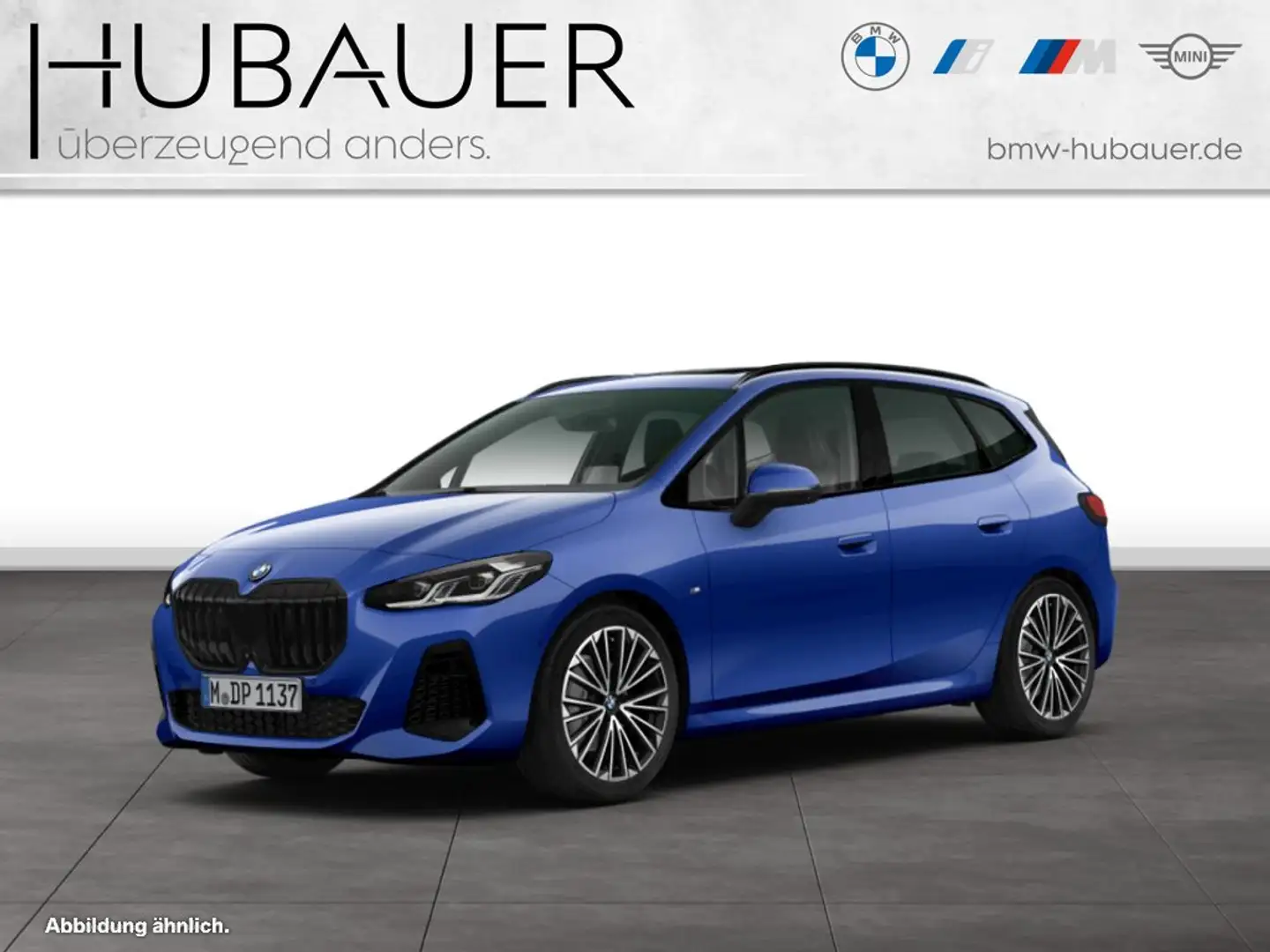 BMW 218 d Active Tourer [M Sport, ACC, 360°, Pano] Blau - 1