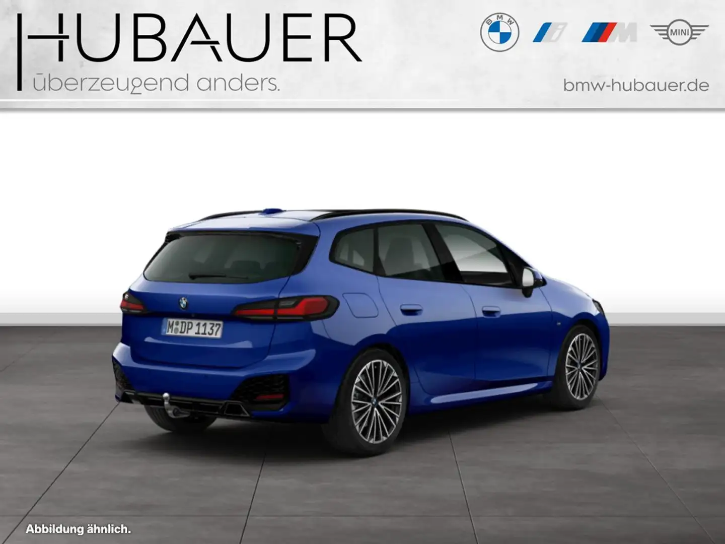 BMW 218 d Active Tourer [M Sport, ACC, 360°, Pano] Blau - 2