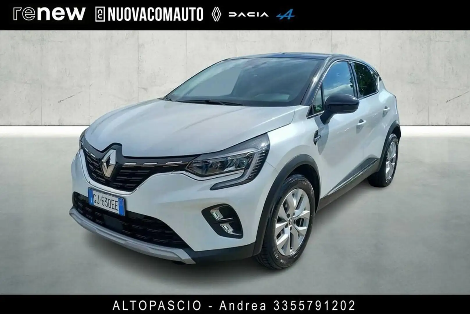 Renault Captur 1.0 tce Intens Gpl 100cv my21 Bianco - 1