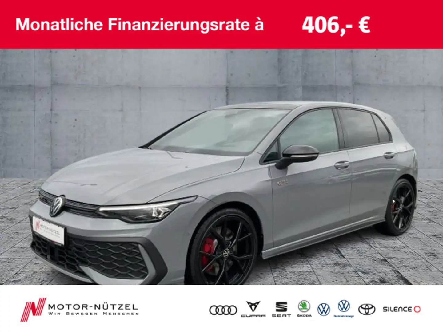 Volkswagen Golf GTI Golf VIII GTI 2.0TSI DSG MATRIX+NAVI+HuD+ACC+19Z Gri - 1