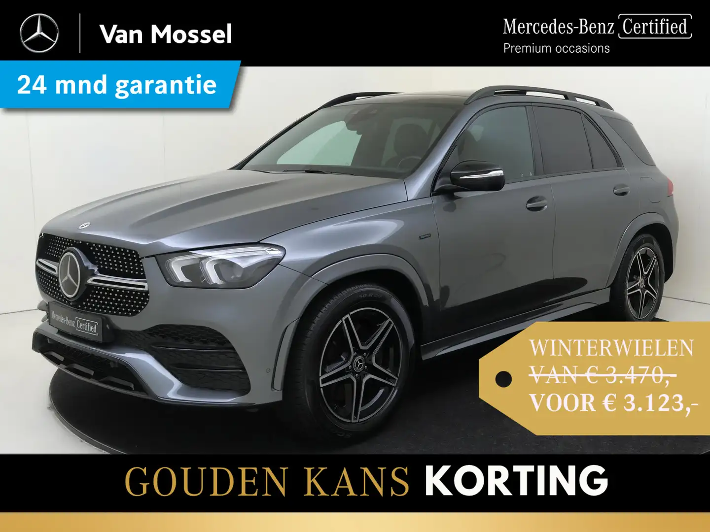 Mercedes-Benz GLE 350 de 4MATIC Premium Plus / Elektrische-Stoelen / 360 Grijs - 1