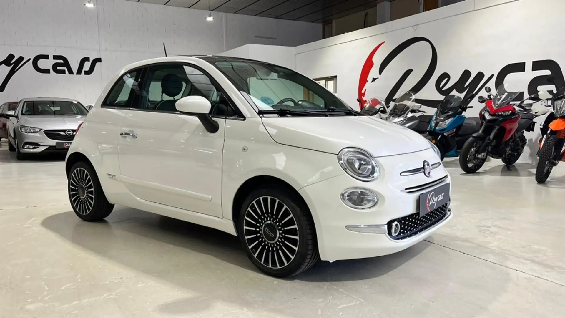 Fiat 500 1.2 Lounge Blanc - 1