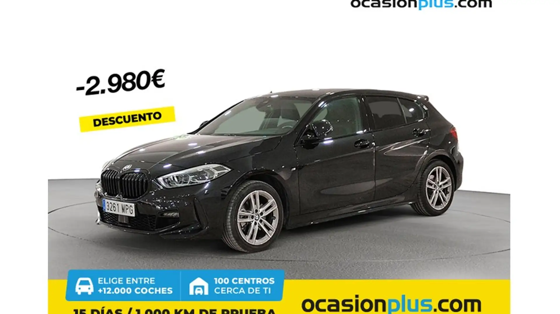 BMW 118 118i Schwarz - 1