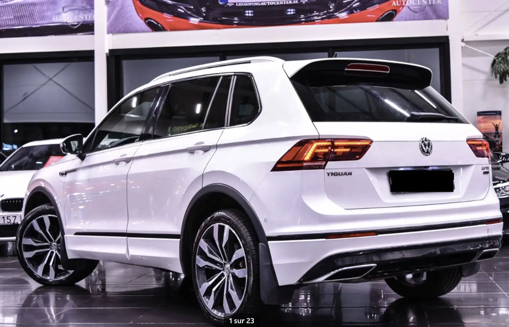 Volkswagen Tiguan R line Blanc - 2